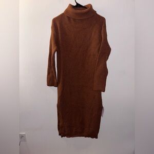 Shein Brown Maxi Dress